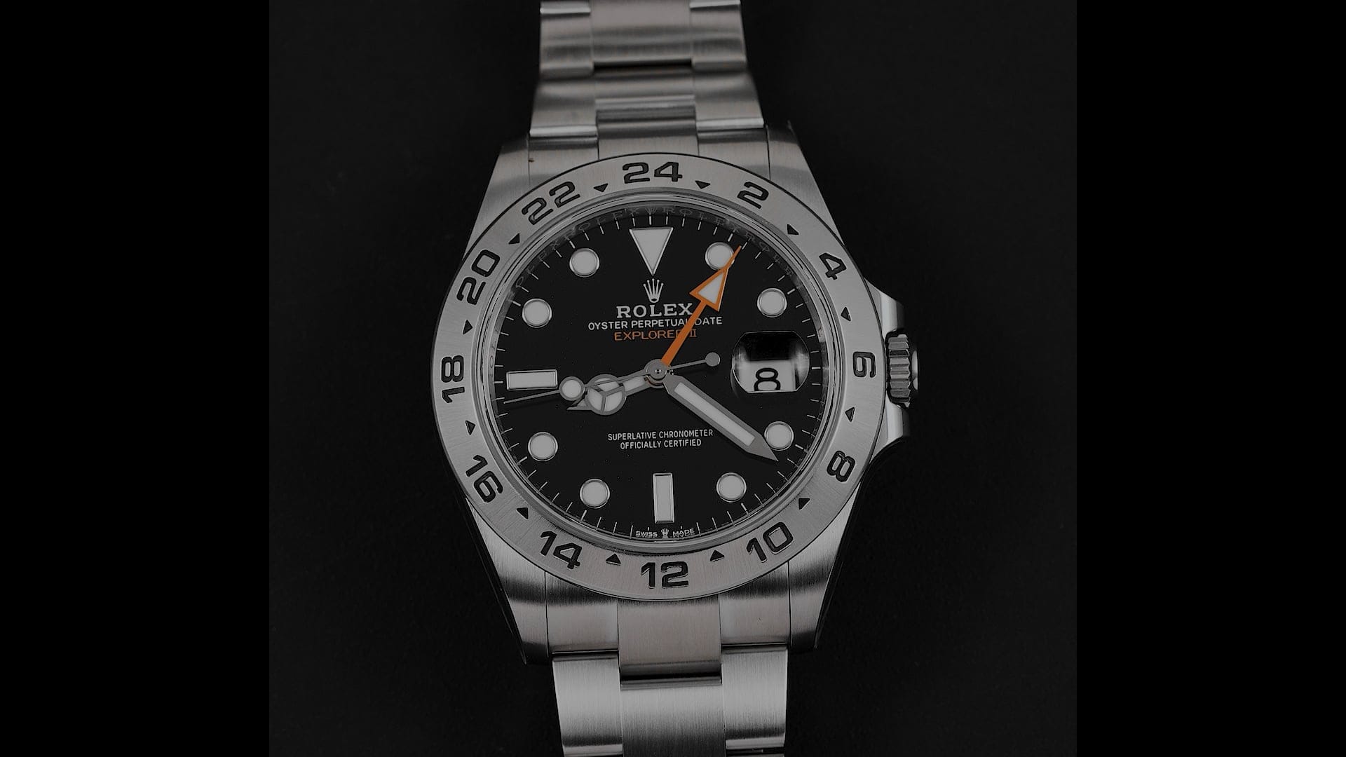 Pre-Owned Rolex Explorer Men Watch in Black Colour Dial