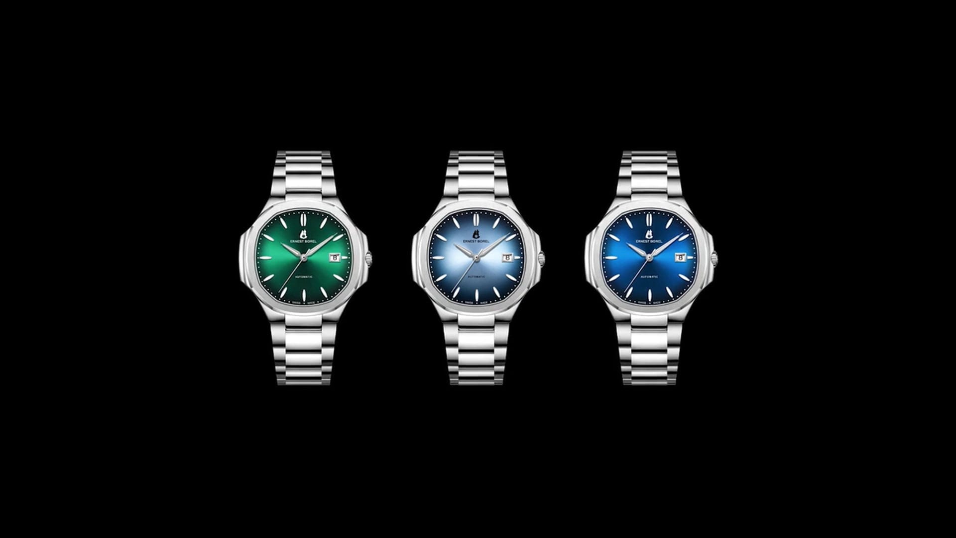 Ernest Borel Retro Automatic Watch | N0404G0M-MS9S