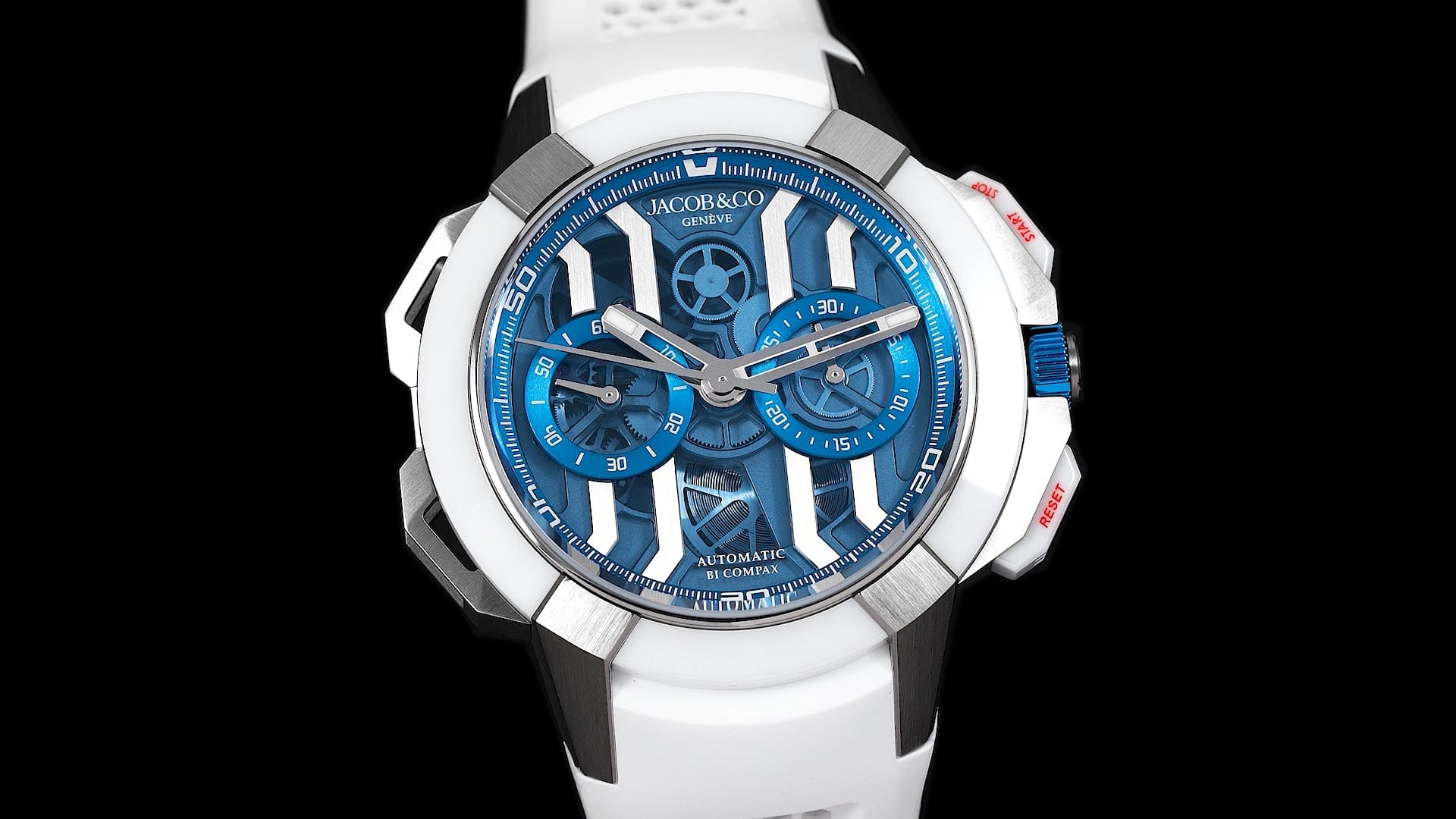 Pre-Owned Jacob & Co. Epic X Chrono Men Watch in Skeleton Colour Dial