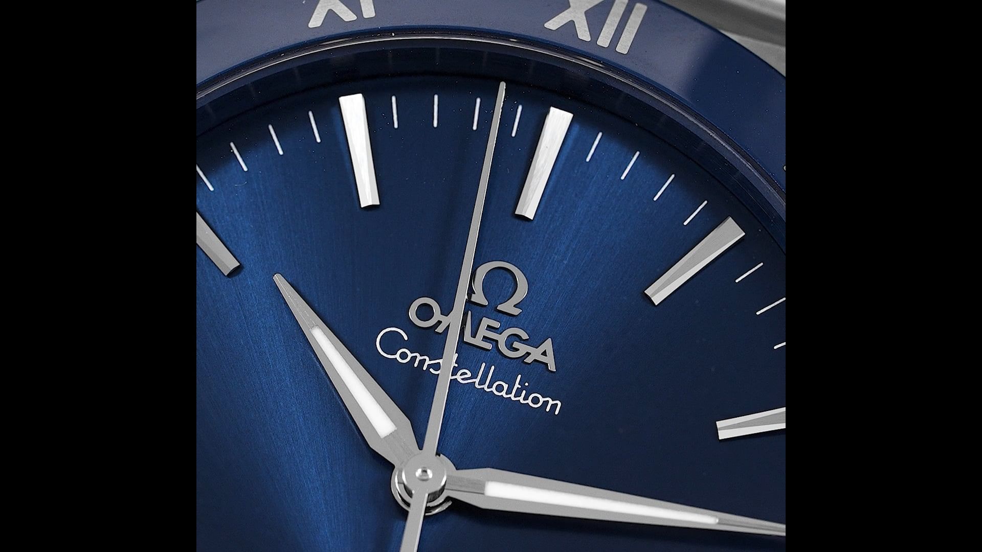 Pre-Owned Omega Constellation Men Watch in Blue Colour Dial