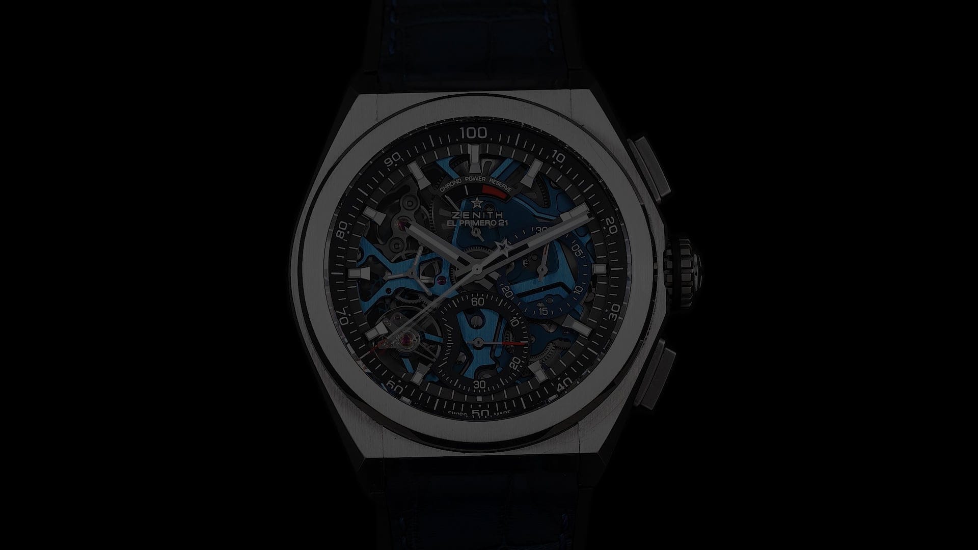Pre-Owned Zenith Defy Men Watch in Skeleton Colour Dial