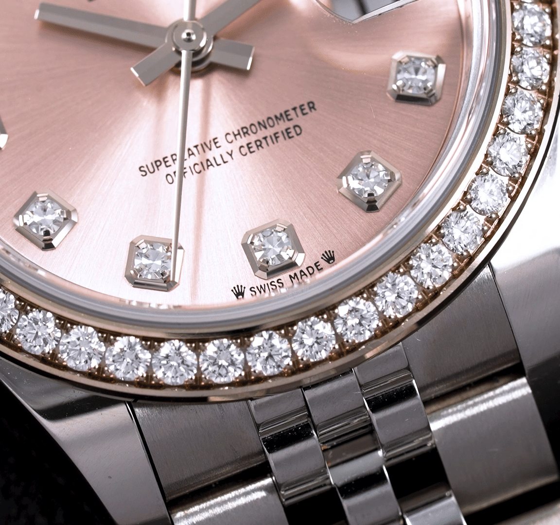 【R&B】Lady Rolex Lady-Datejust Oystersteel, White Gold, and Diamonds