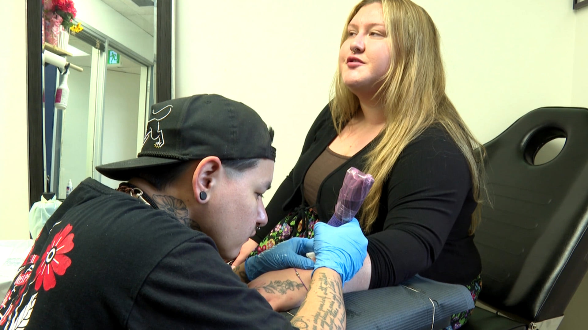 Inuit family members working for saskatchewan tattoo shop celebrates…