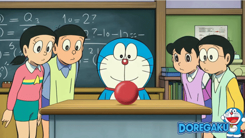 Doregaku Newton's 1st Law of Motion with Doraemon
