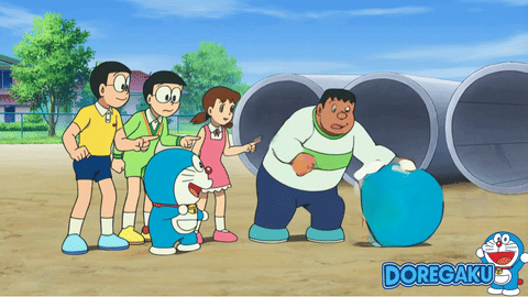 Doregaku Newton's 3rd Law of Motion with Doraemon 