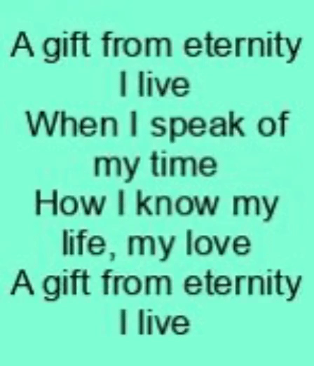 A Gift From Eternity