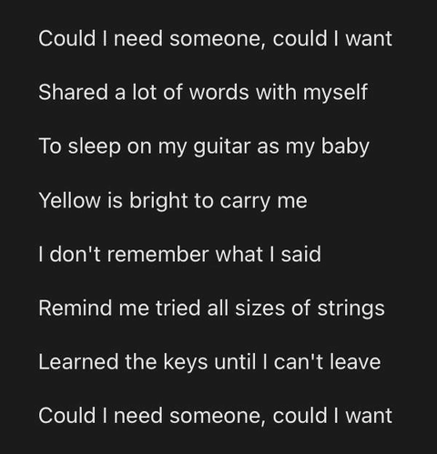 Could I Need Someone