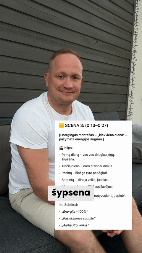 ALPHA PRO – Naudojimas aktyviu gyvenimo tempu | Atsiliepimas | BIYOMA