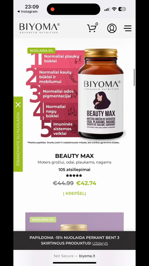 IMMUNITY MAX – Sezoninis naudojimas | Atsiliepimas | BIYOMA
