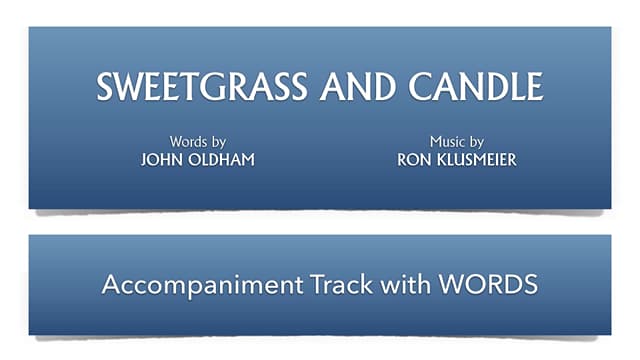 Sweetgrass and Candle