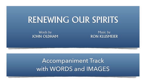 Renewing Our Spirits