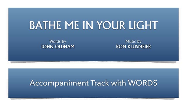 Bathe Me in Your Light 