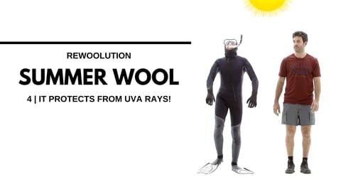Summer Wool - 4 | it protects from UVA rays!