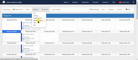 Facility Room Scheduler iCal Instructions