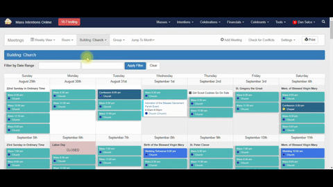 Calendar Views & Printing Options