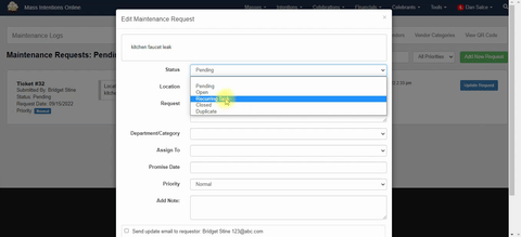 Maintenance Manager v2