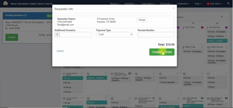 Emailing Receipts & Reminders