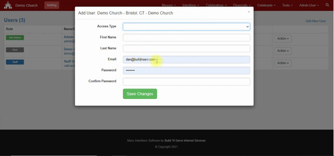 Adding Users & Assigning Rights