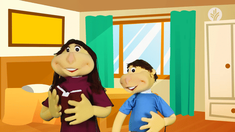 Salmo 23 ou Salmo 121 - Família PD Kids - Devocional com fantoches