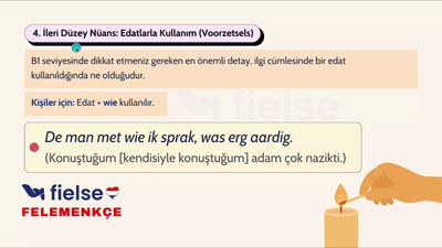 Relatieve Bijzinnen: Die/Dat ile İlgi Cümleleri 