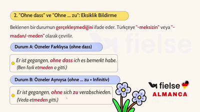 Präposition-Adverb-Konnektoren: Karmaşık Yan Cümle Bağlaçları (Dadurch dass, Anstatt dass, Ohne dass)
