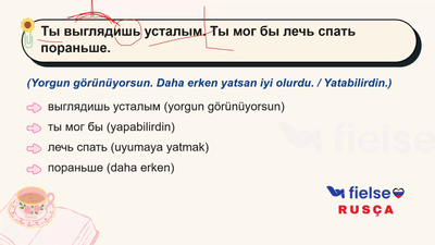 Şart Kipi (Бы + fiil, temel istek/dilek yapıları)
