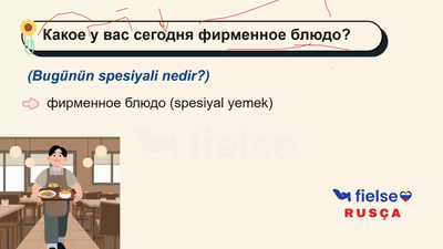 Yemek Tarifi Verme / Restoranda Detaylı Konuşmalar