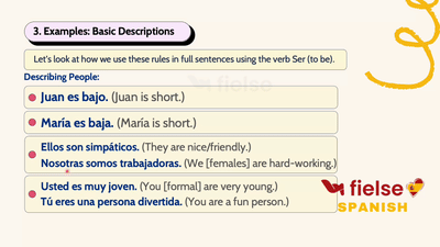 Spanish Adjectives: Gender Agreement, Position and Basic Descriptions