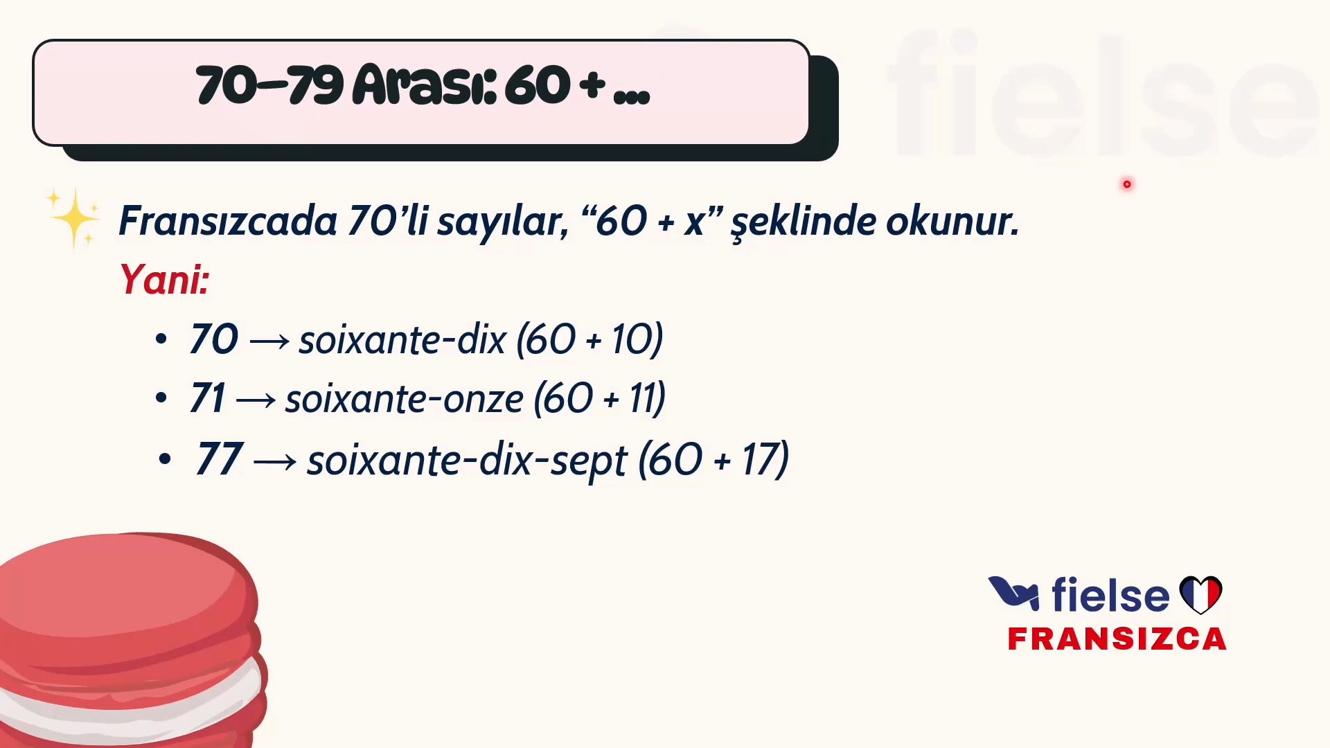 Sayılar (Les NOMBRES en Français) 🇫🇷