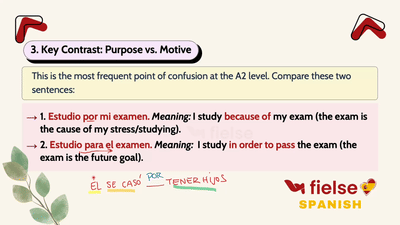 Por vs. Para: Choosing the Right Preposition