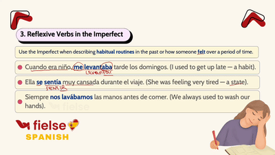 Reflexive Verbs in the Past: Preterite vs. Imperfect 🪞