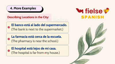 Spanish Prepositions of Place: Getting Around the City