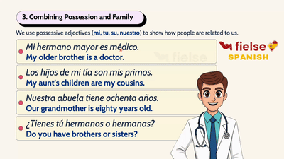 Spanish Family Vocabulary and Relationships 👨‍👩‍👧