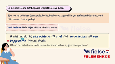 Cümlede Zarf Sıralaması: TMP Kuralı (Tijd, Manier, Plaats)