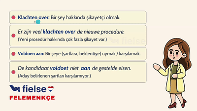 Fiil-Edat Eşleşmeleri: Sabit Edatlar (Vaste Voorzetsels) 🔗