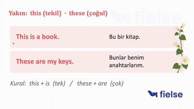 İşaret Sıfatları: This, That, These, Those