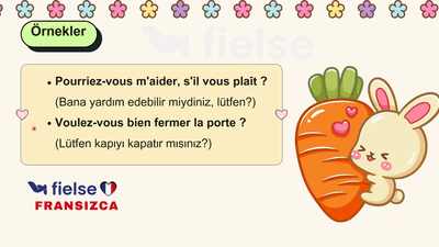İzin, Rica ve Tavsiye – pouvoir, devoir, vouloir (Modaux)