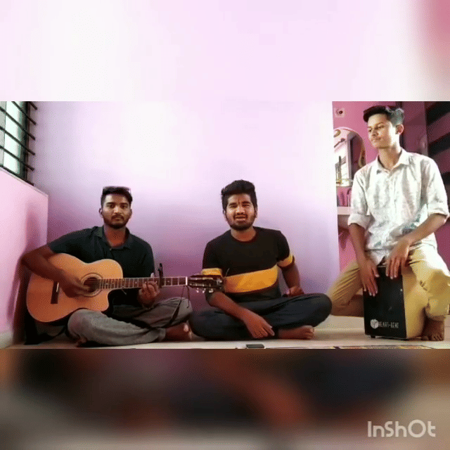 When voice, tune and beats meet... @miganeshmw @shreyas_dhanakshirur & meChorus partners