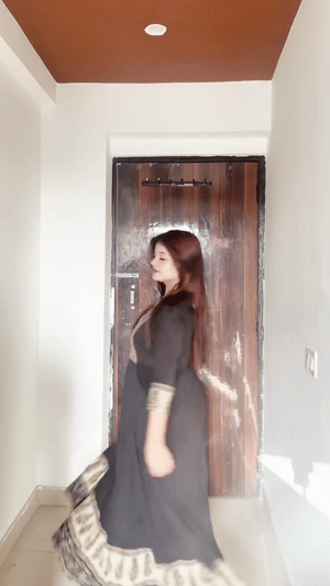 Nayantara Midnight Anarkali Dress