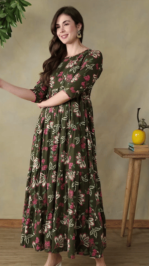 Mamicha Olive Gown