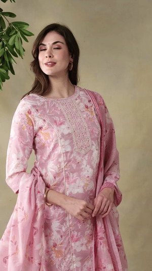 Mamicha Pink Ethnic Set
