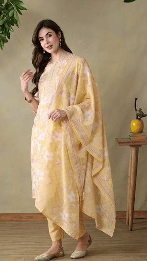 Mamicha Mustard Ethnic Set