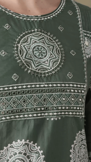 Mamicha Olive Ethnic Set