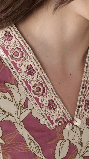 Mamicha Mauve Ethnic Set