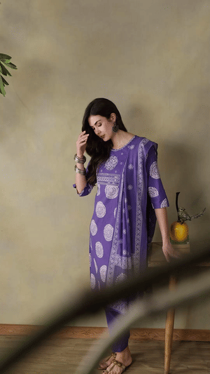 Mamicha Lavender Ethnic Set