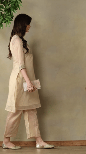 Mamicha Cream Kurta Set