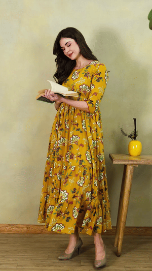 Mamicha Mustard Gown