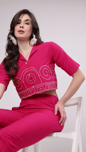 Mamicha Fuchsia Co-Ord Set