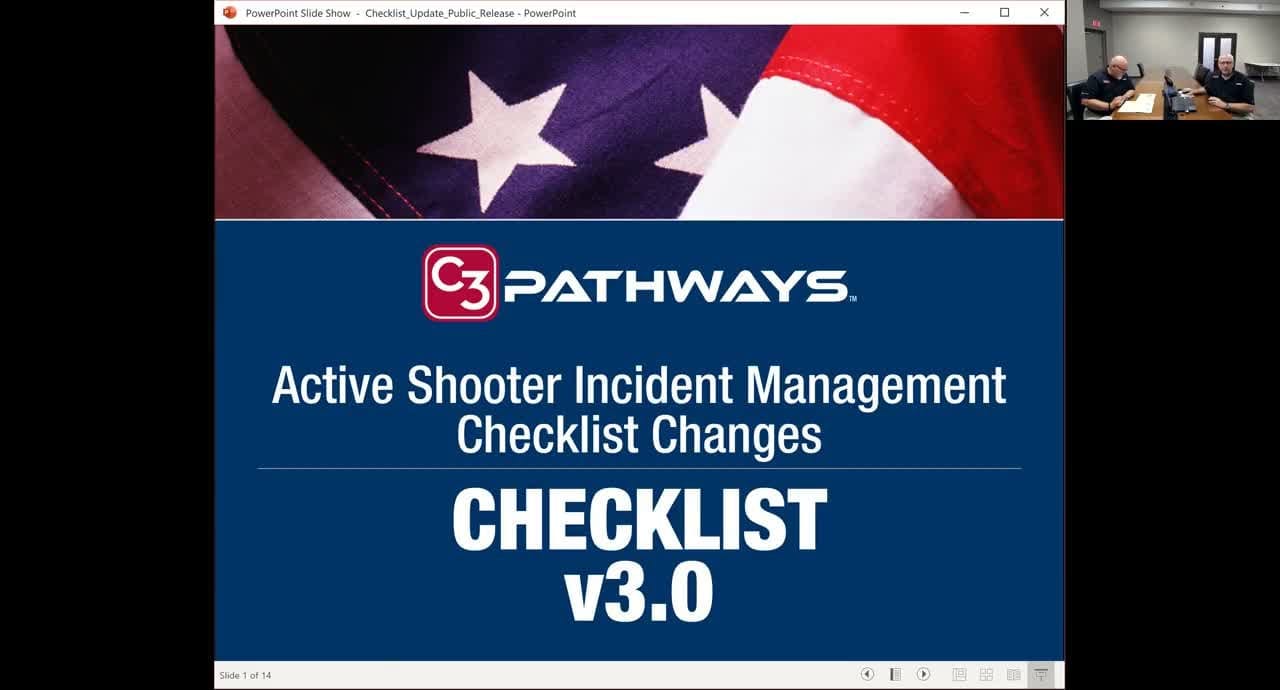 Video What's New in Checklist v3.0 for Active Shooter Incident Management
