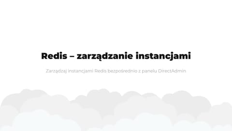 Redis - zarządzanie instancjami